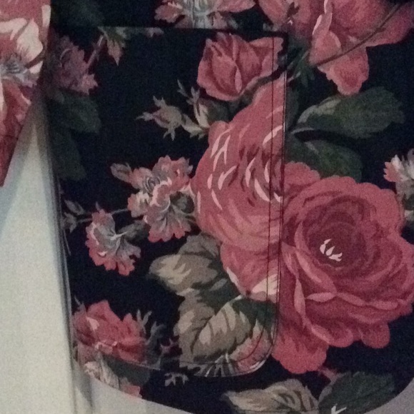 Floral Blazer, Size 10, custom  made.VTG, EUC - Picture 4 of 10